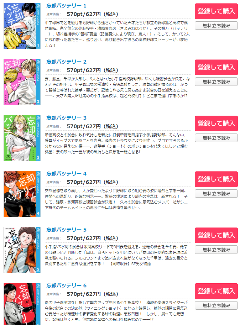 忘却バッテリー 全巻無料で読めるか調査 アプリや漫画バンクでは ホンシェルジュ