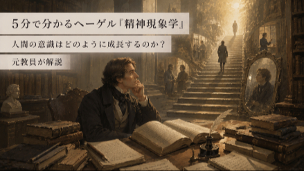 ５分で分かるヘーゲル『精神現象学』｜人間の意識はどのように成長するのか？｜元教員が解説画像